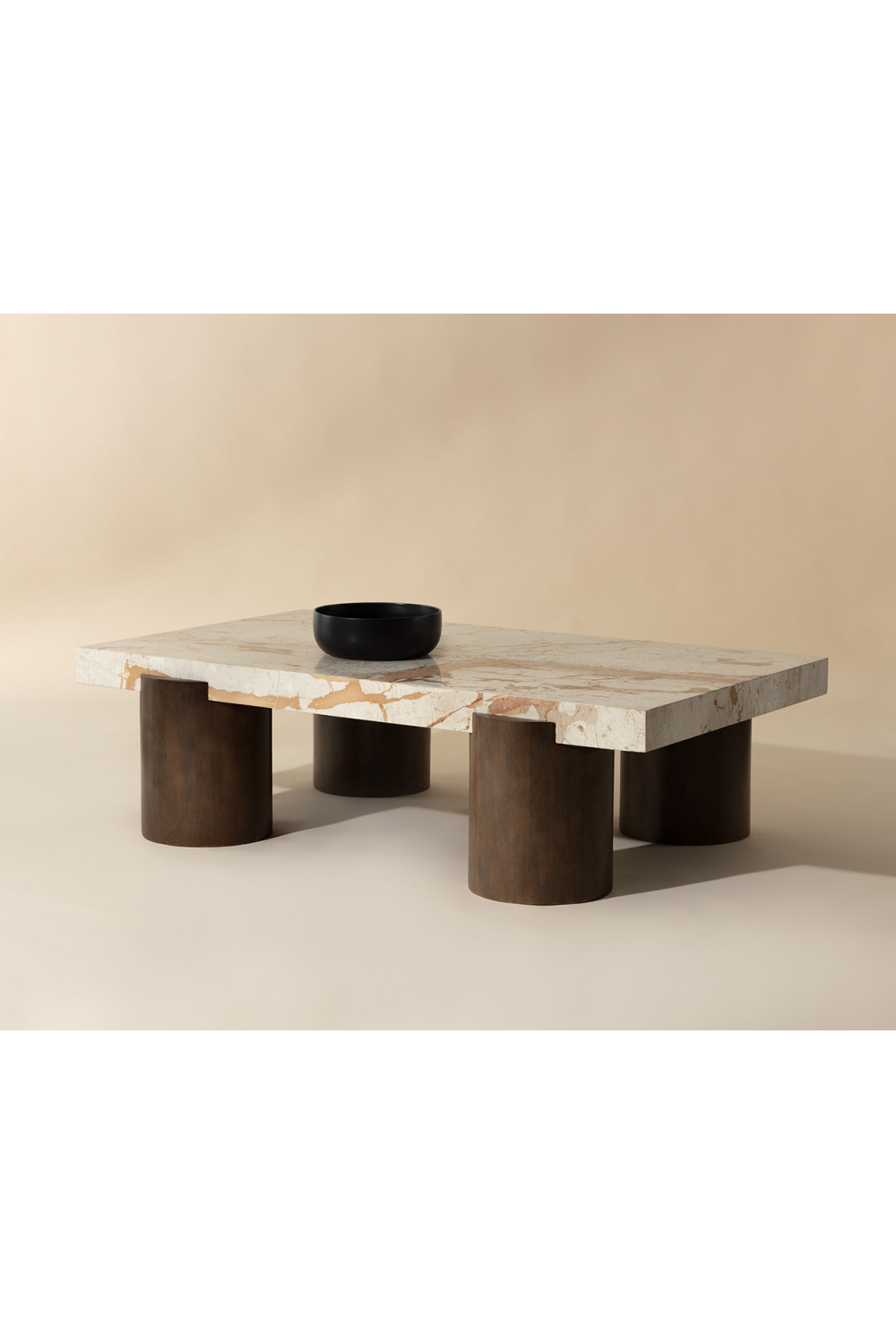 Cream Breccia Marble Coffee Table by Splendido Ardi, alternate view 8