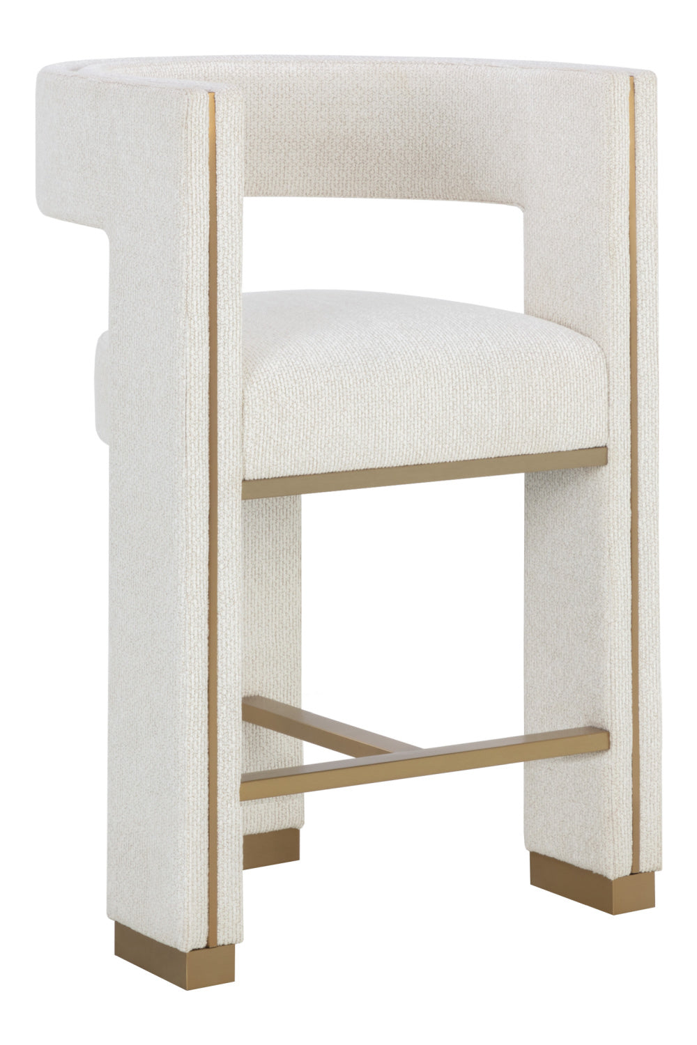 Modern 3-Legged Counter Stool by Splendido Adamina, alternate view 3