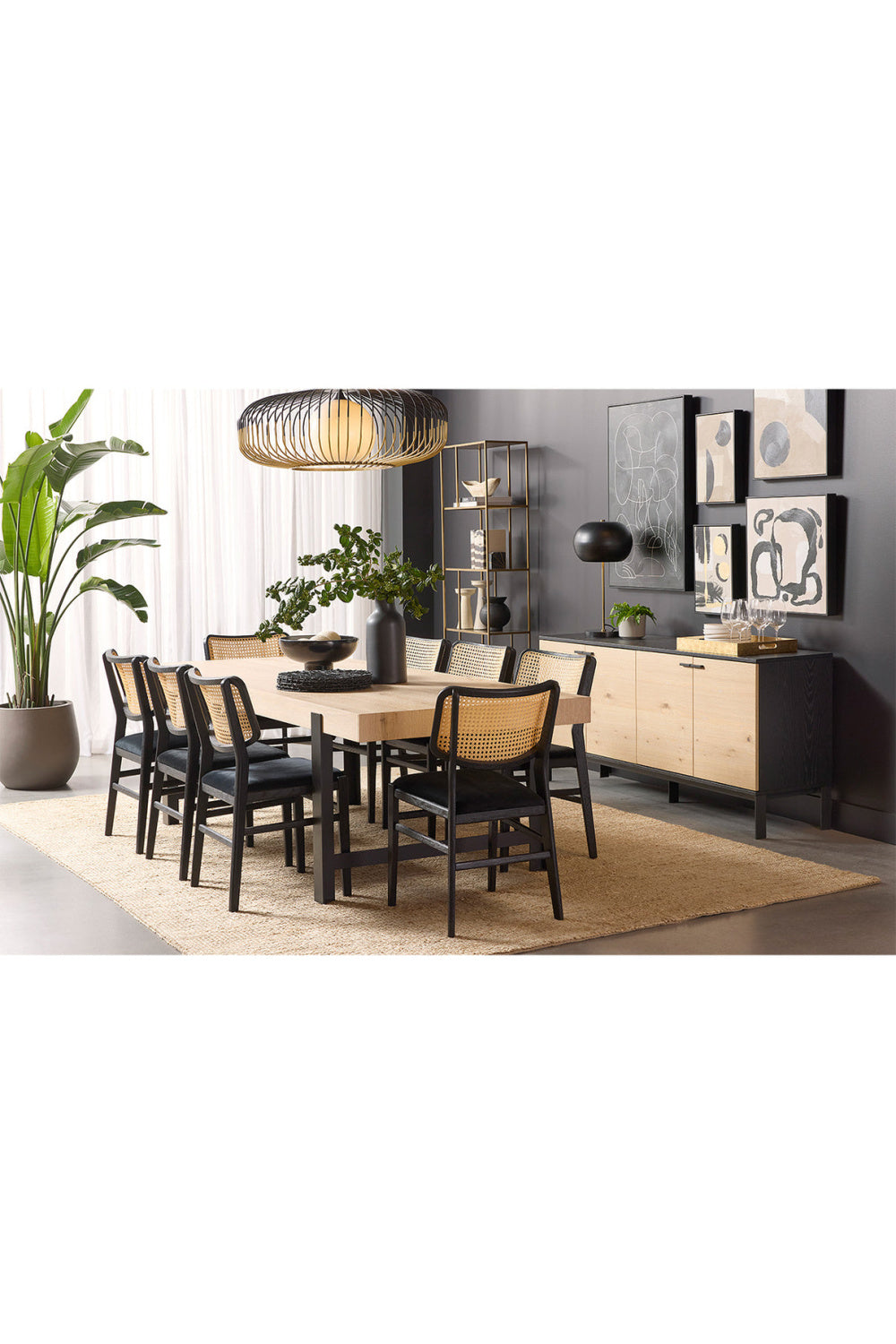 Black Cushioned Seat Dining Chairs (2) by Splendido Annex, alternate view 8