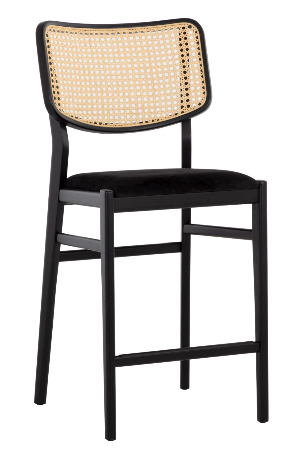 Natural Rattan Back Counter Stool by Splendido Annex