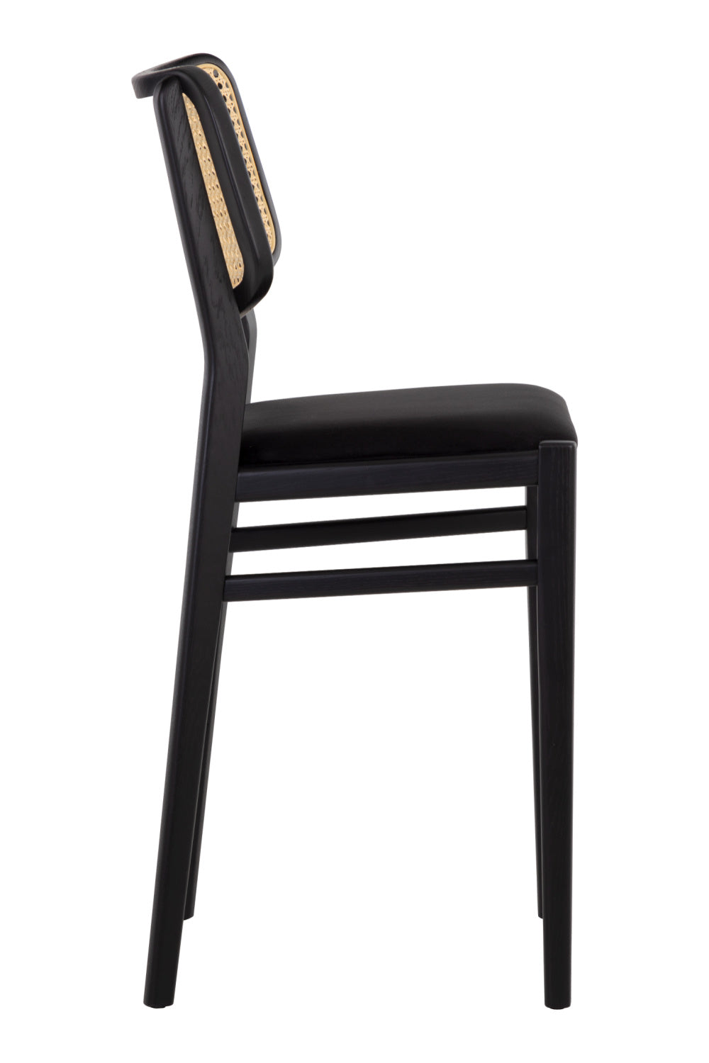 Natural Rattan Back Counter Stool by Splendido Annex, alternate view 3