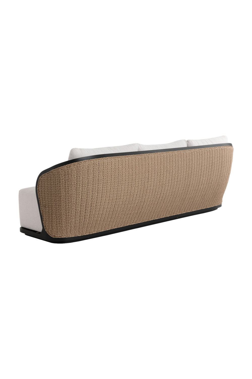 Cream Boucle Indoor/Outdoor Sofa by Splendido Bora, alternate view 4