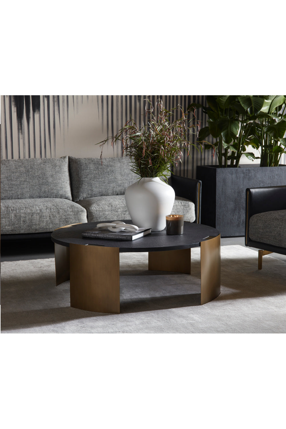 Round Concrete Indoor/Outdoor Coffee Table by Splendido Gallus, alternate view 21