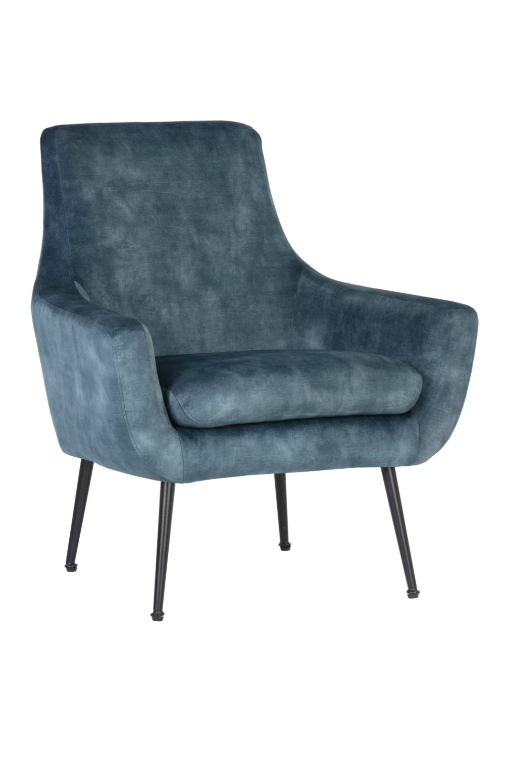 Blue Fabric Lounge Chair by Splendido Aletta Accent Chair