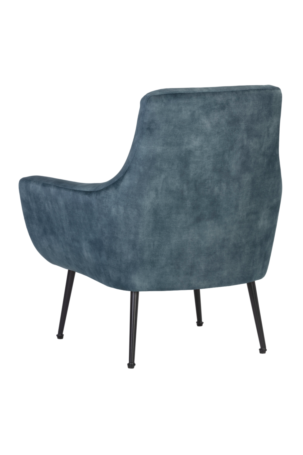 Blue Fabric Lounge Chair by Splendido Aletta Accent Chair, alternate view 5