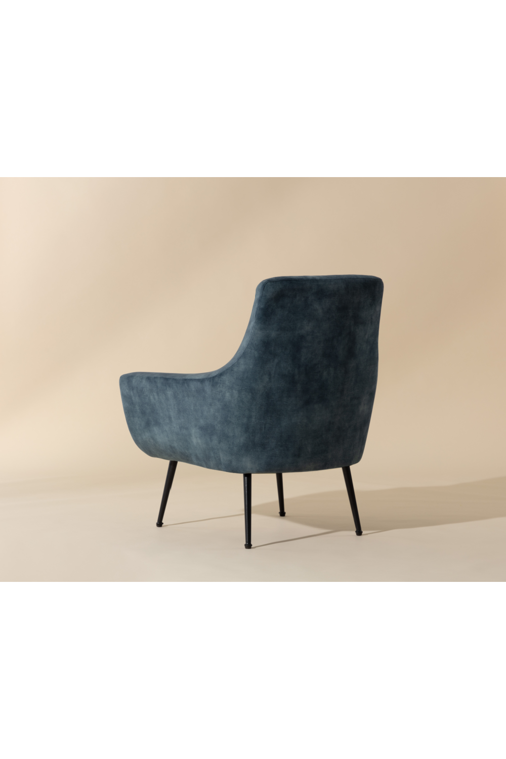Blue Fabric Lounge Chair by Splendido Aletta Accent Chair, alternate view 10