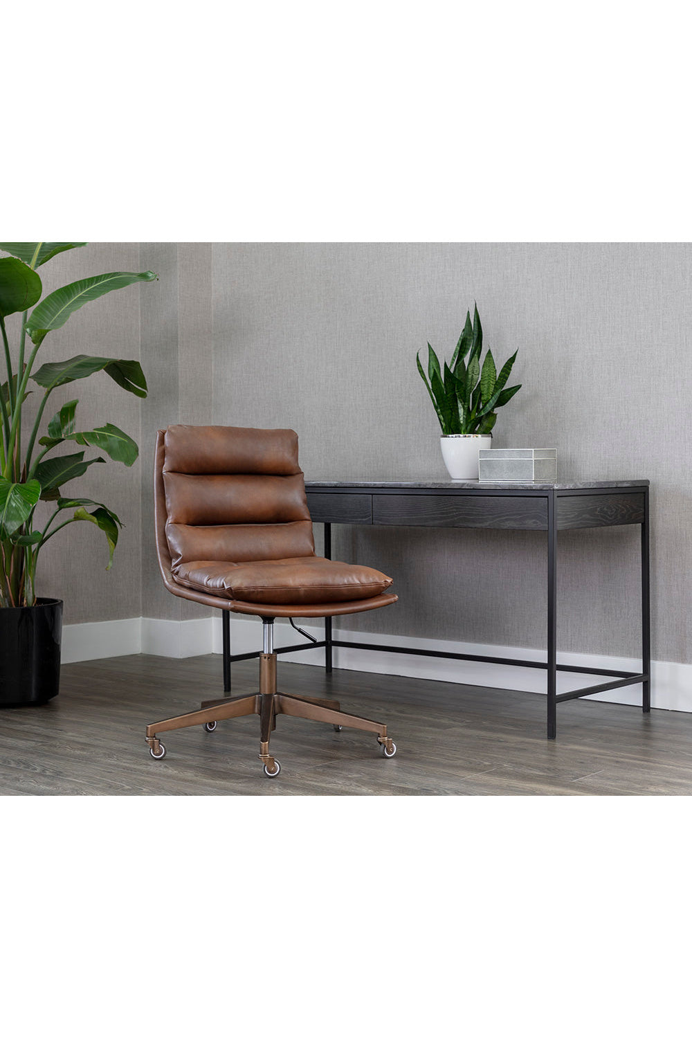 Padded Swivel Office Chair by Splendido Stinson, alternate view 30