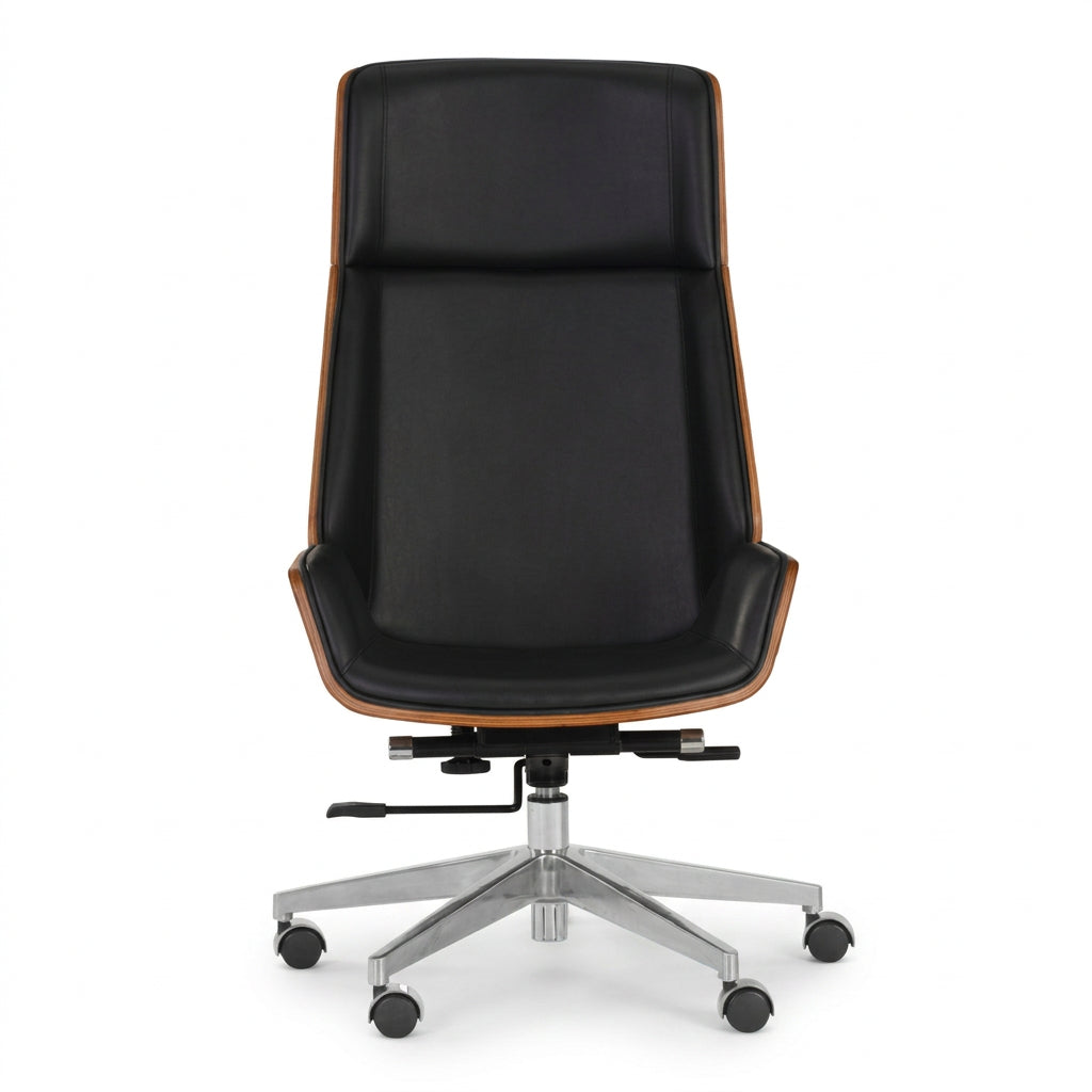 High-back Leather Look Office Chair by Splendido Rhett