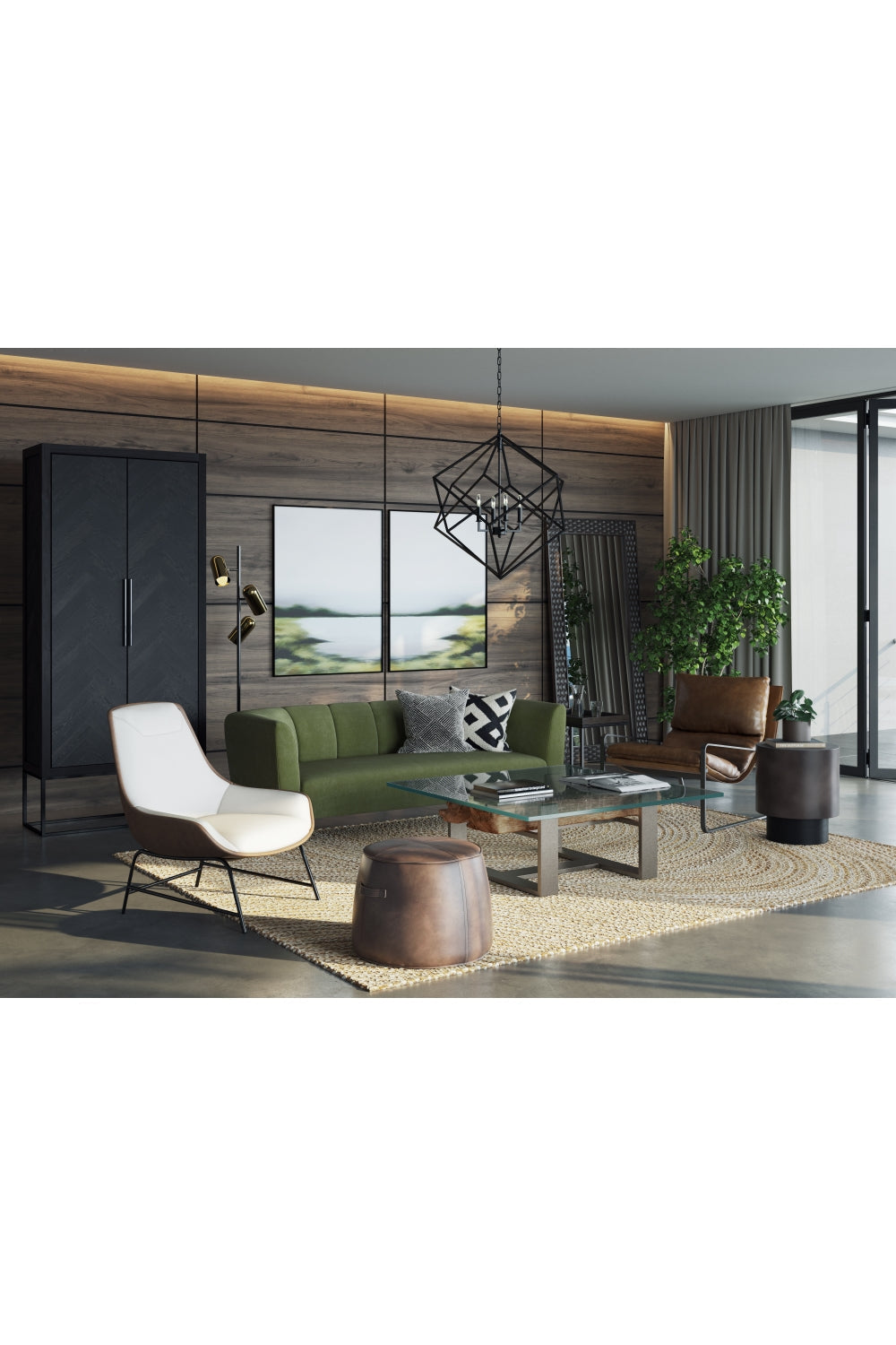 Leather Exterior Lounge Chair by Splendido Lucier Accent Chair, alternate view 10