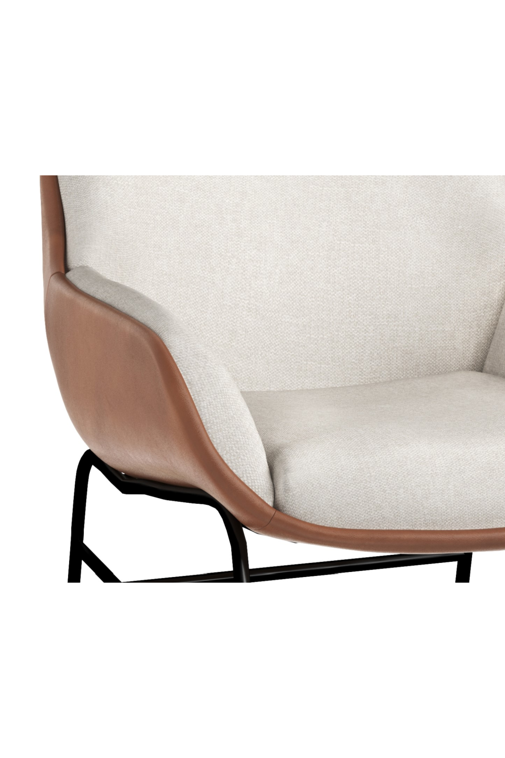 Leather Exterior Lounge Chair by Splendido Lucier Accent Chair, alternate view 6