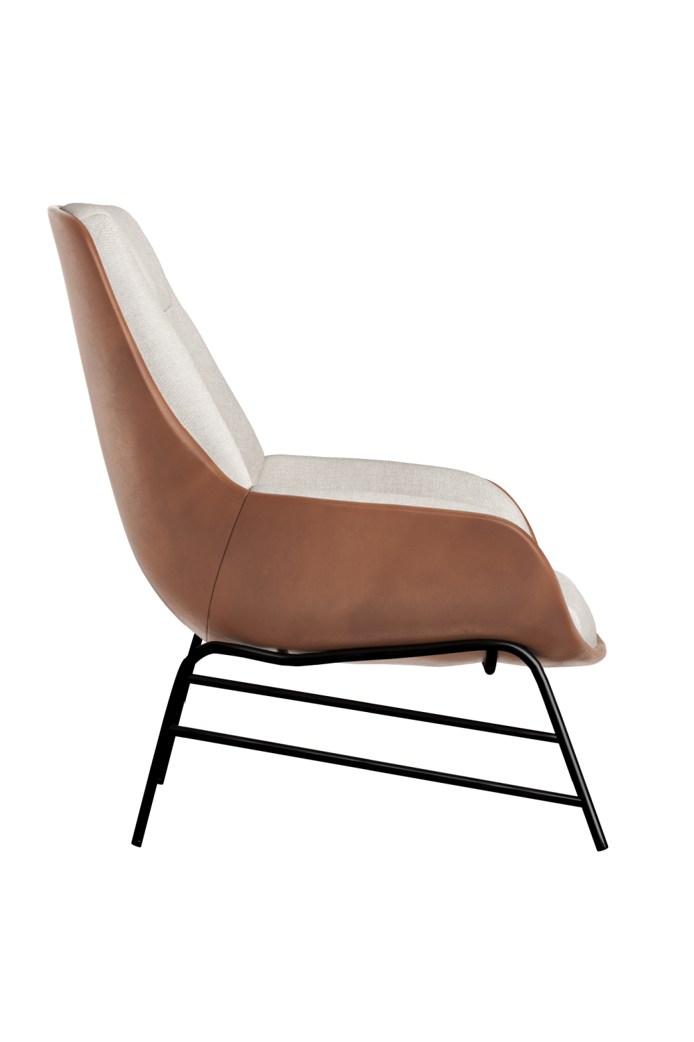 Leather Exterior Lounge Chair by Splendido Lucier Accent Chair, alternate view 4