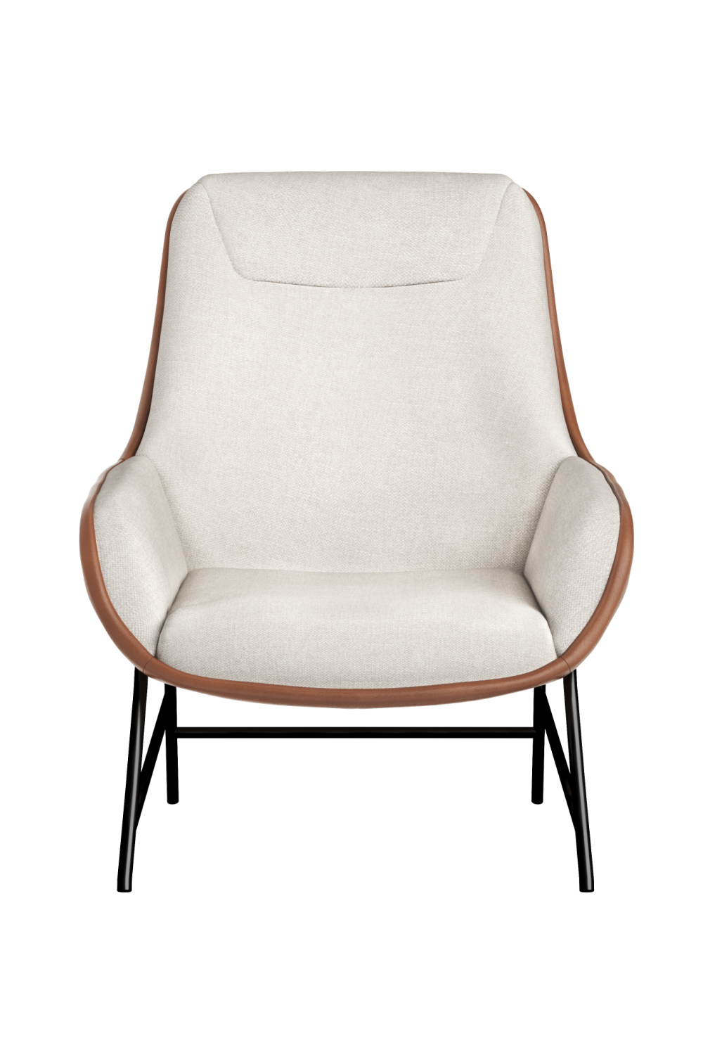 Leather Exterior Lounge Chair by Splendido Lucier Accent Chair, alternate view 3