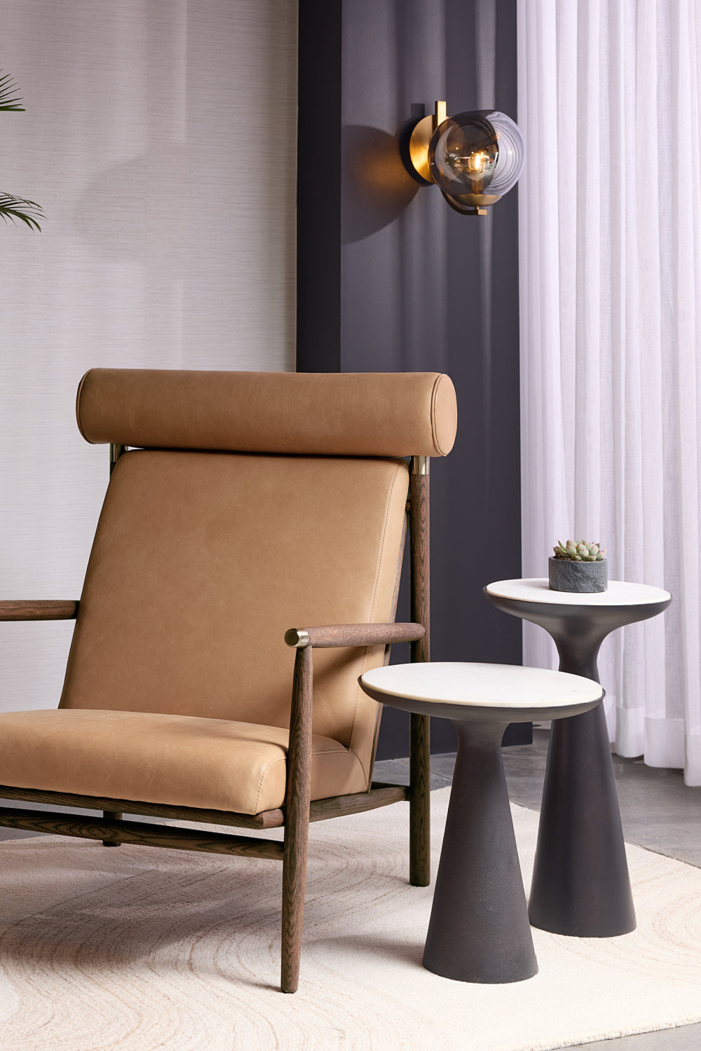 Bronze Base Nesting End Tables (2) by Splendido Chizu Side Table, alternate view 2