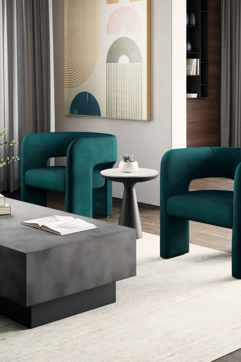 Bronze Base Nesting End Tables (2) by Splendido Chizu Side Table, alternate view 8