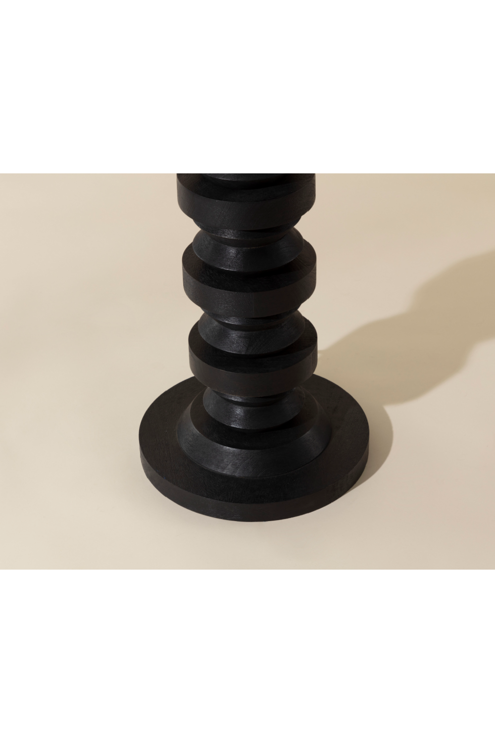 Black Wooden Base Floor Lamp by Splendido Capo, alternate view 3