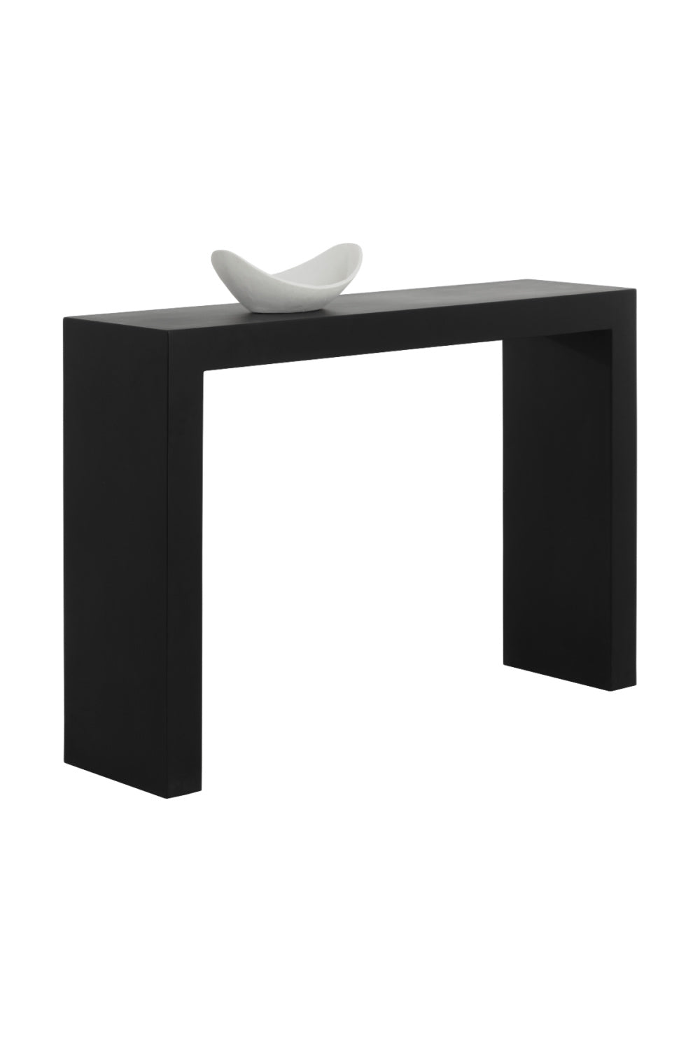 Black Minimalist Indoor/Outdoor Console Table by Splendido Axle, alternate view 4