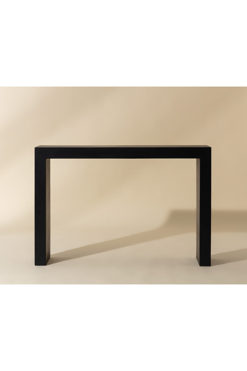 Black Minimalist Indoor/Outdoor Console Table by Splendido Axle, alternate view 6