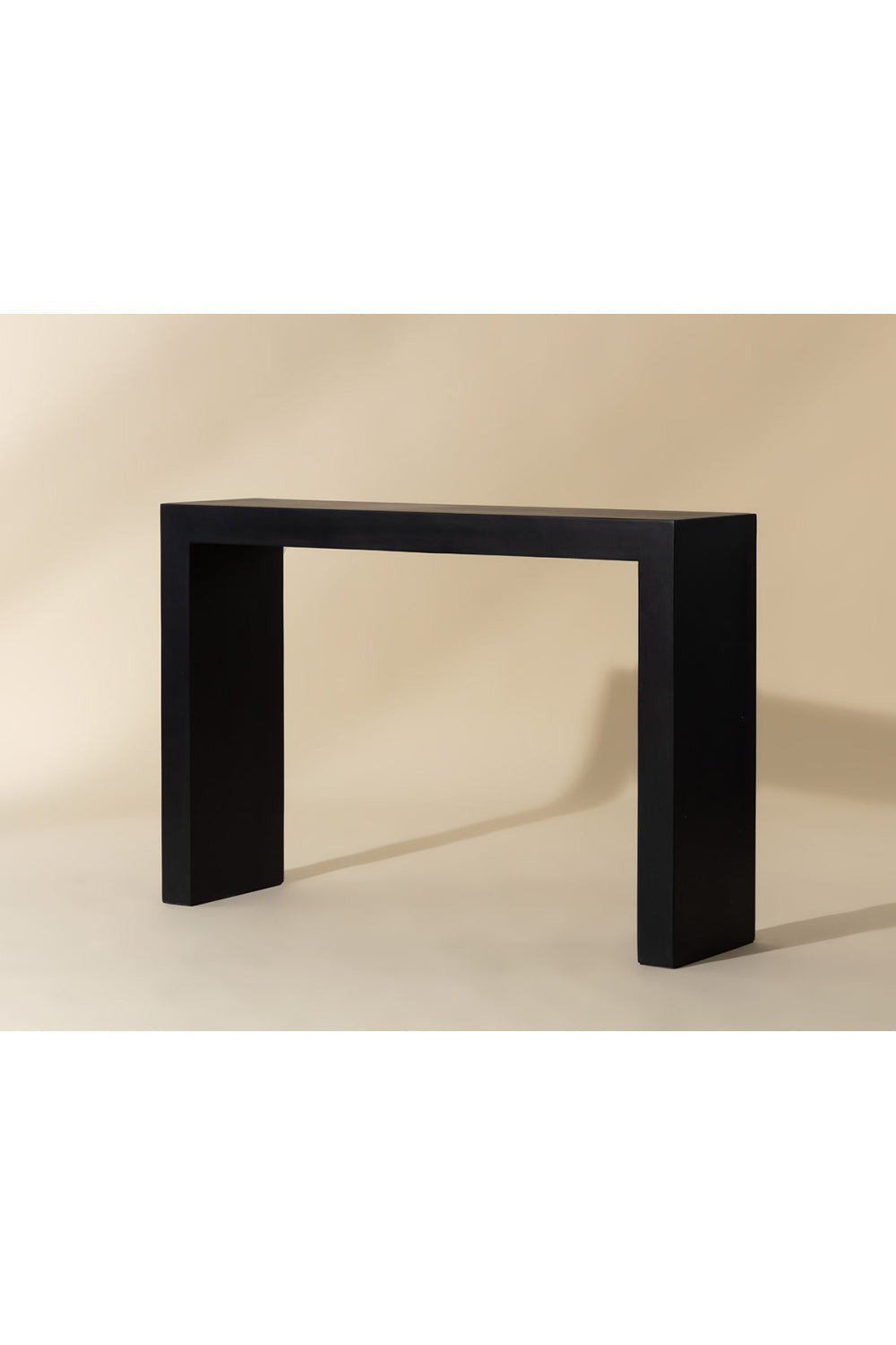 Black Minimalist Indoor/Outdoor Console Table by Splendido Axle, alternate view 7