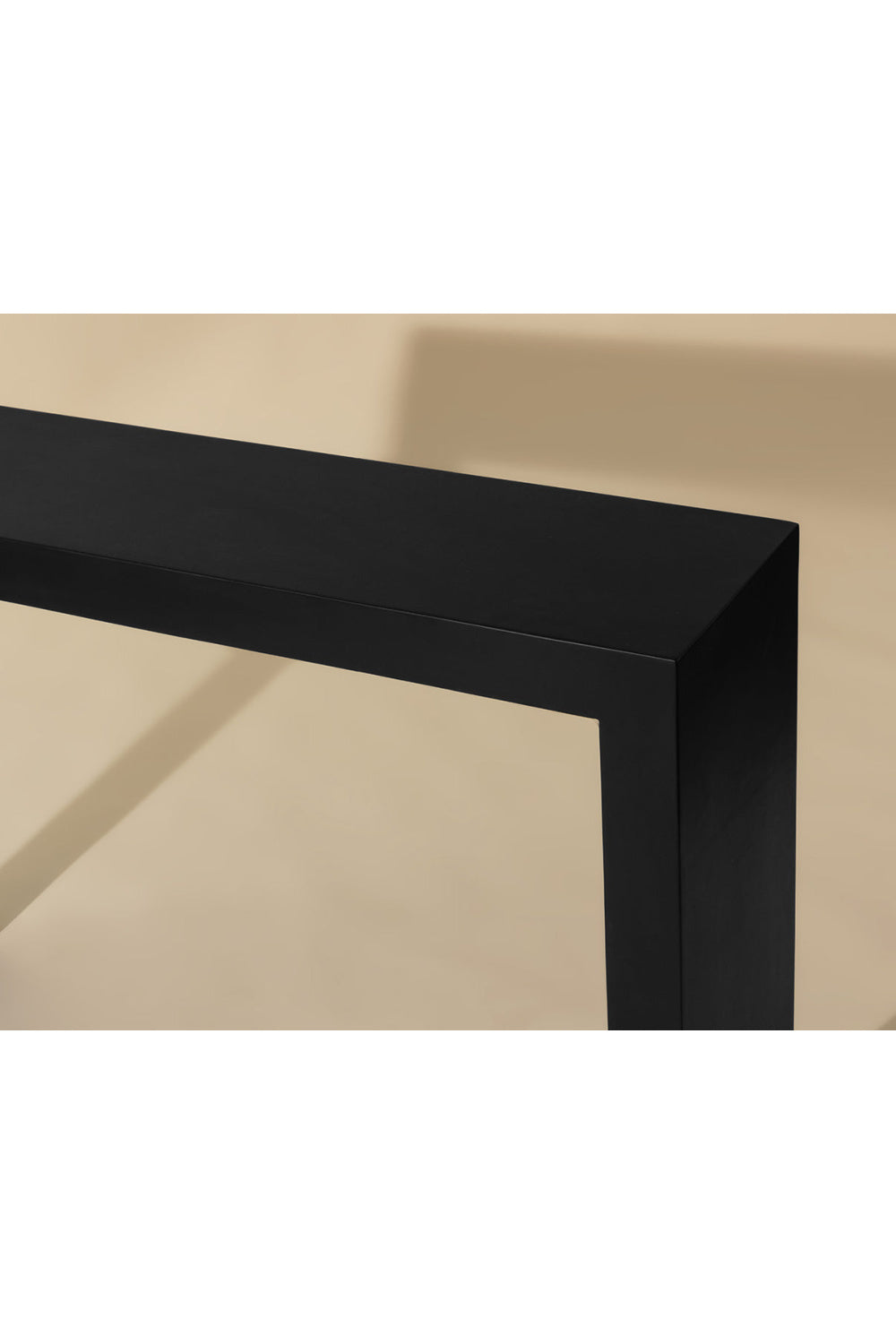Black Minimalist Indoor/Outdoor Console Table by Splendido Axle, alternate view 8