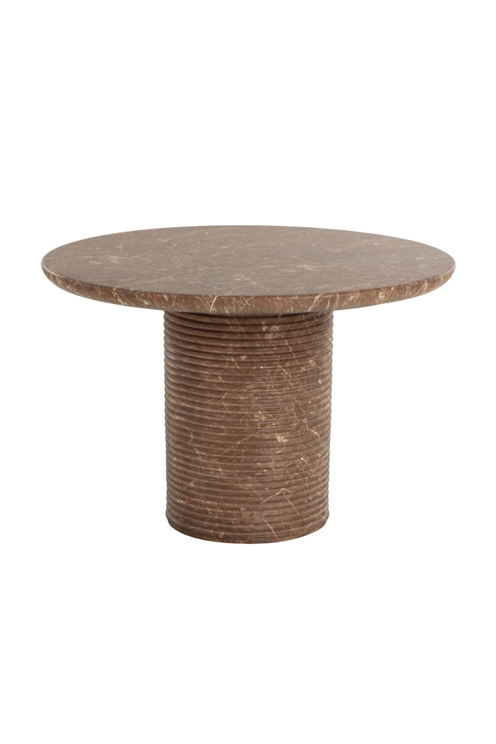 Modern European furniture - Round Indoor/Outdoor Marble Effect Dining Table - www.oroa.com