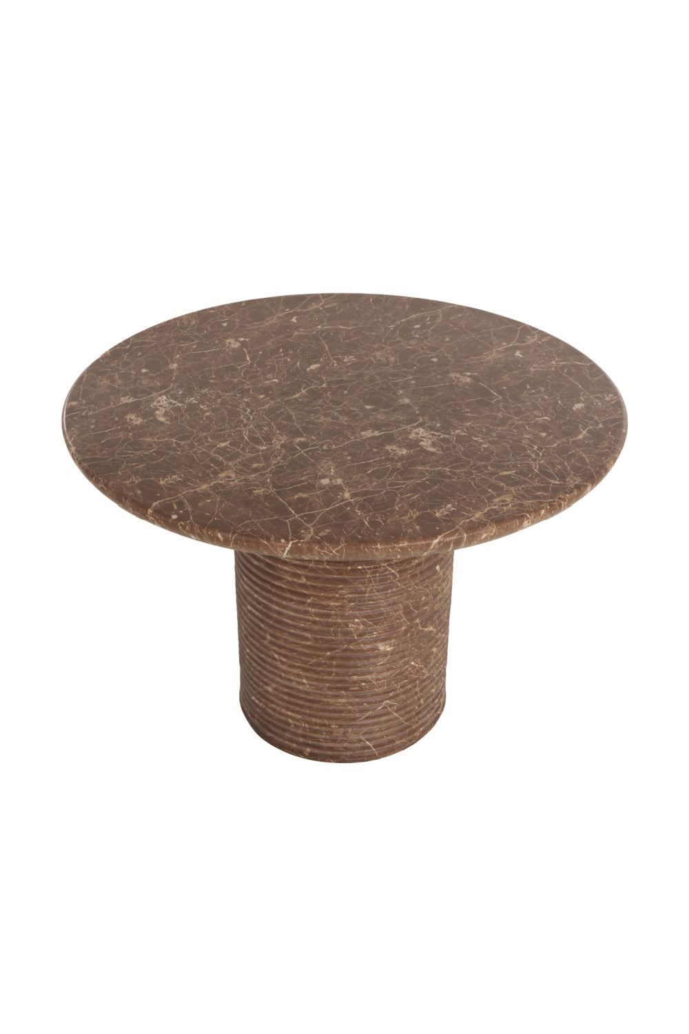 Round Indoor/Outdoor Marble Effect Dining Table by Splendido Riva Outdoor Dining Table, alternate view 3