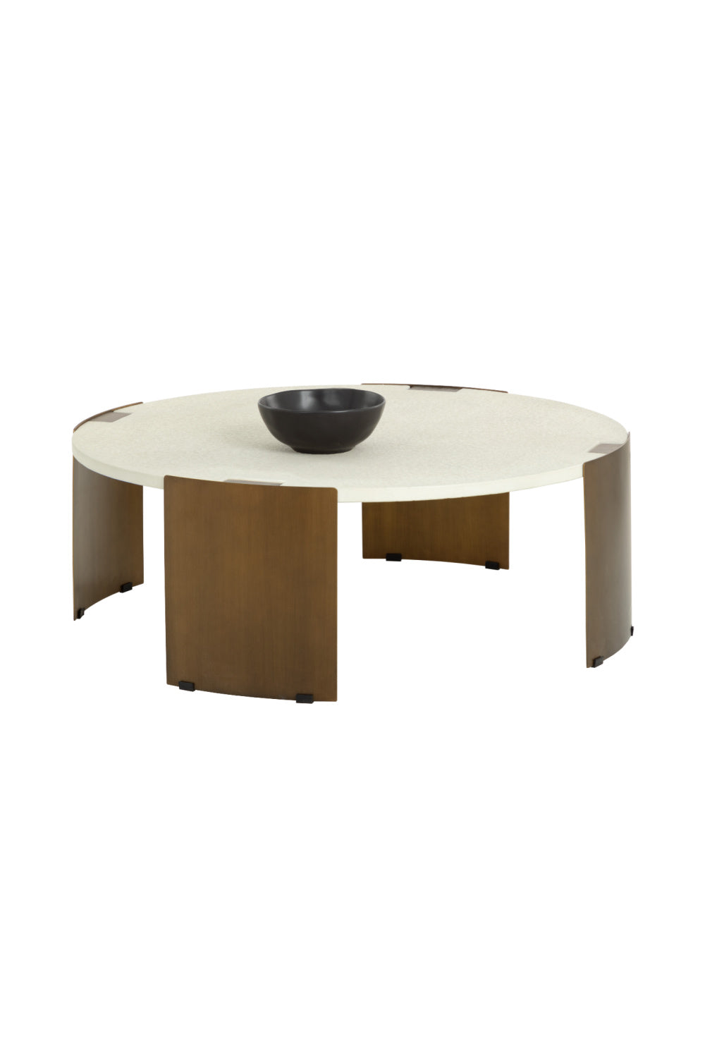 Round Concrete Indoor/Outdoor Coffee Table by Splendido Gallus, alternate view 4