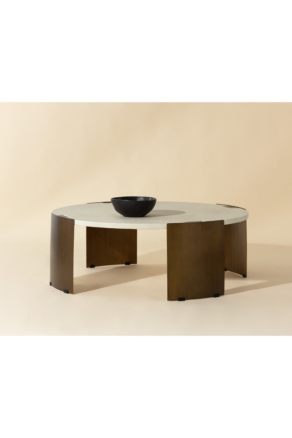 Round Concrete Indoor/Outdoor Coffee Table by Splendido Gallus, alternate view 8