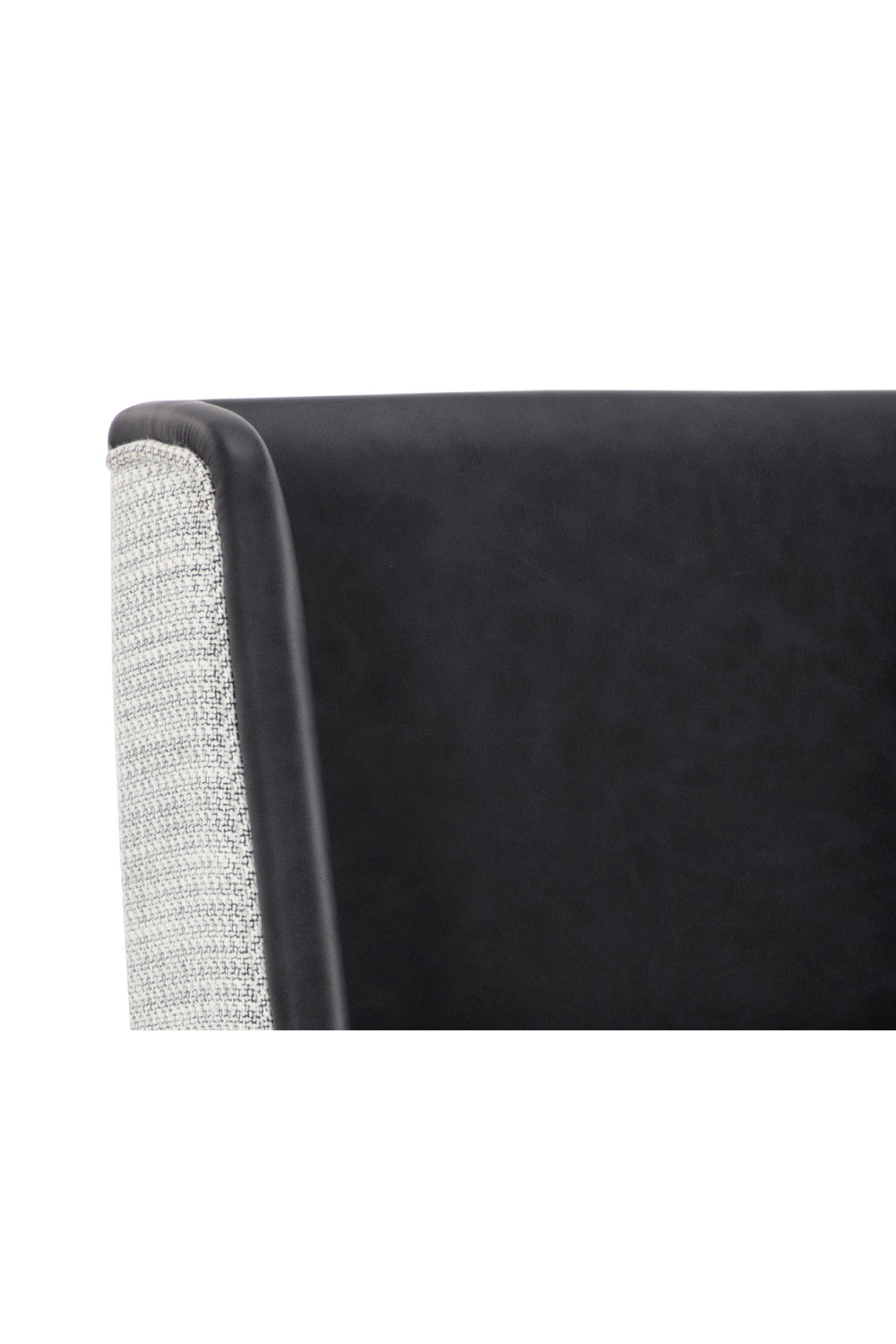 Modern European furniture - Black Leather Counter Stool - www.oroa.com