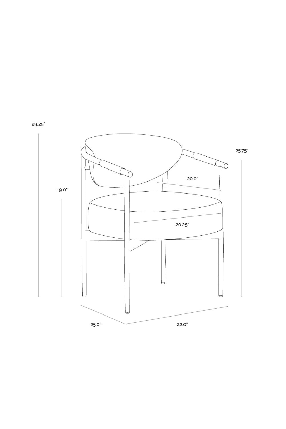 Leather Look Rope Dining Chair by Splendido Heloise, alternate view 24