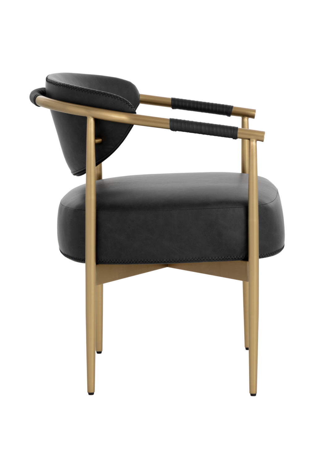 Leather Look Rope Dining Chair by Splendido Heloise, alternate view 21