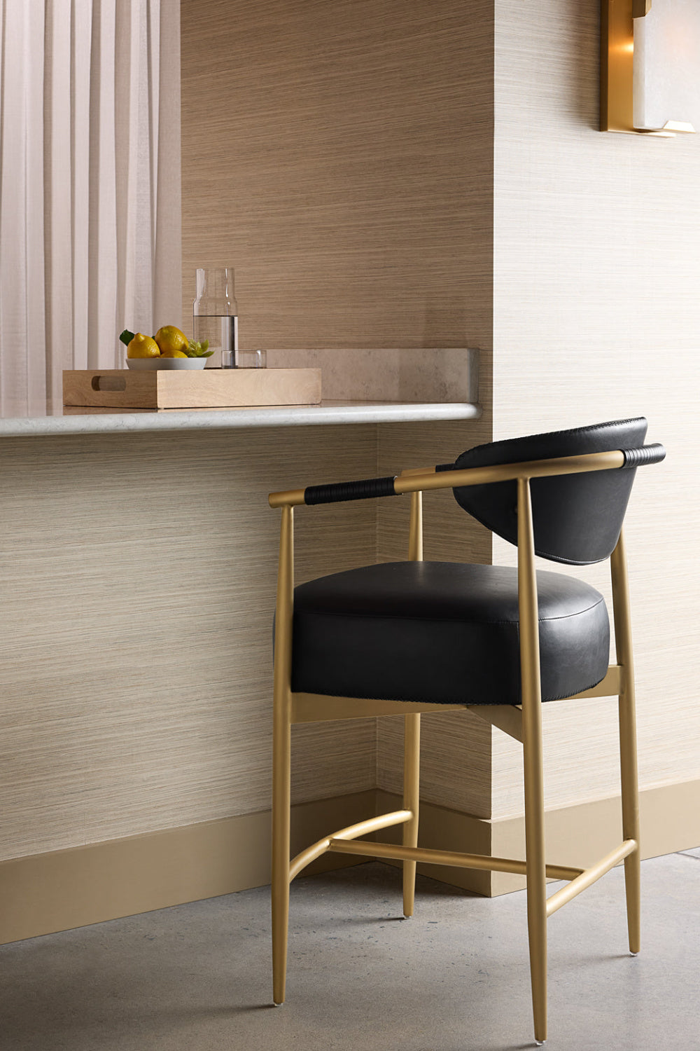 Curved Back Counter Stool by Splendido Heloise, alternate view 22