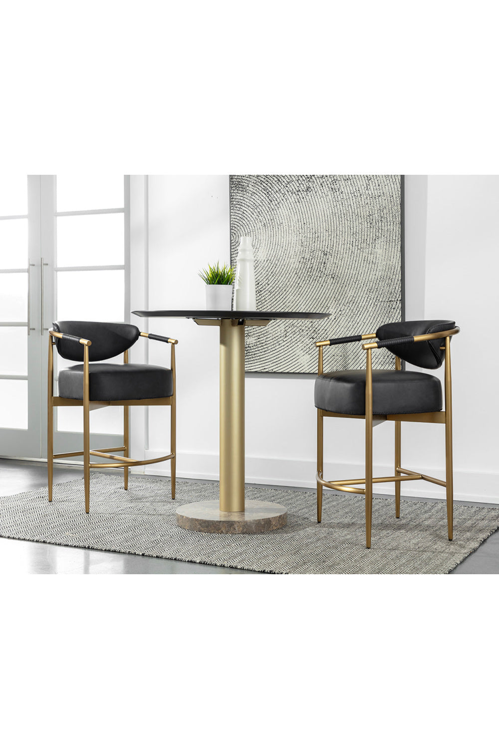 Curved Back Counter Stool by Splendido Heloise, alternate view 32