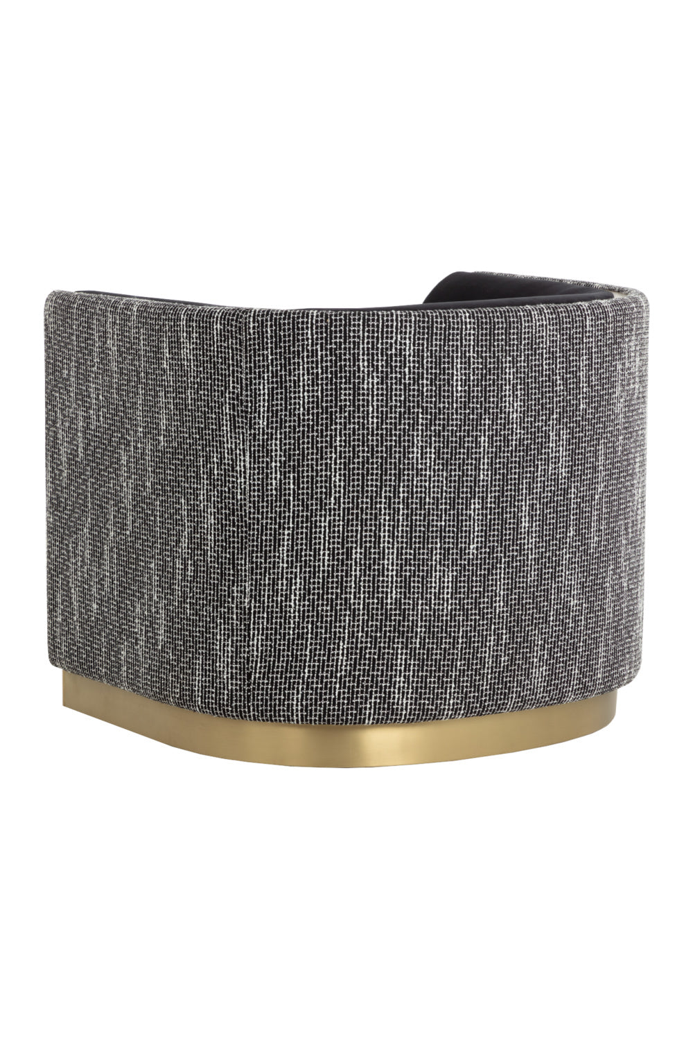 Gold Inlay Curved Lounge Chair by Splendido Larron Accent Chair, alternate view 20