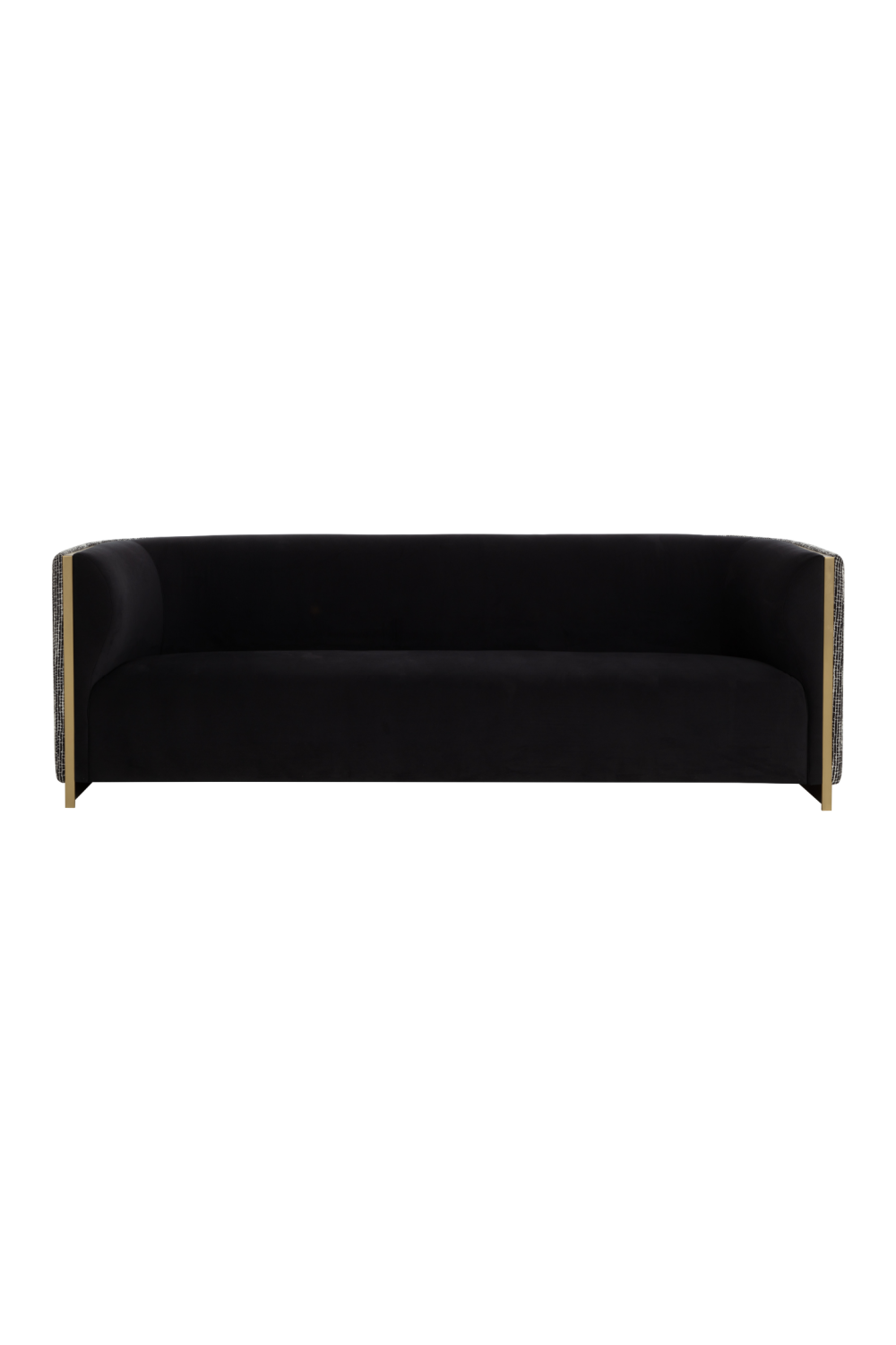 Gold Inlay Curved Sofa by Splendido Larron, alternate view 11
