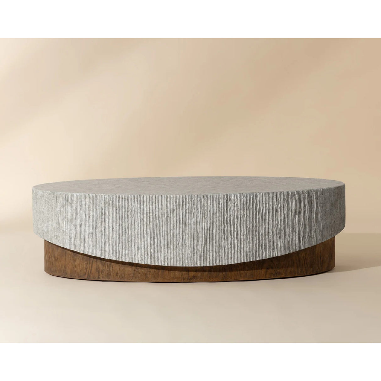 Modern European furniture - Gray Concrete Indoor/Outdoor Coffee Table - www.oroa.com
