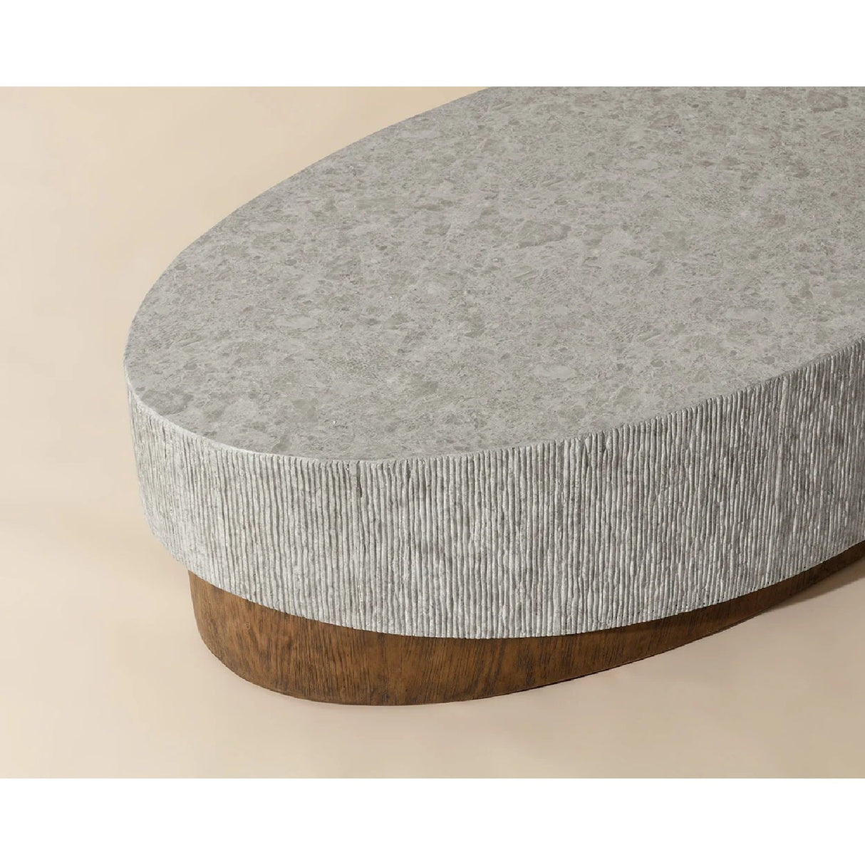 Gray Concrete Indoor/Outdoor Coffee Table by Splendido Leda, alternate view 12