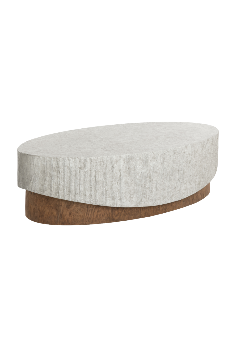 Gray Concrete Indoor/Outdoor Coffee Table by Splendido Leda, alternate view 3