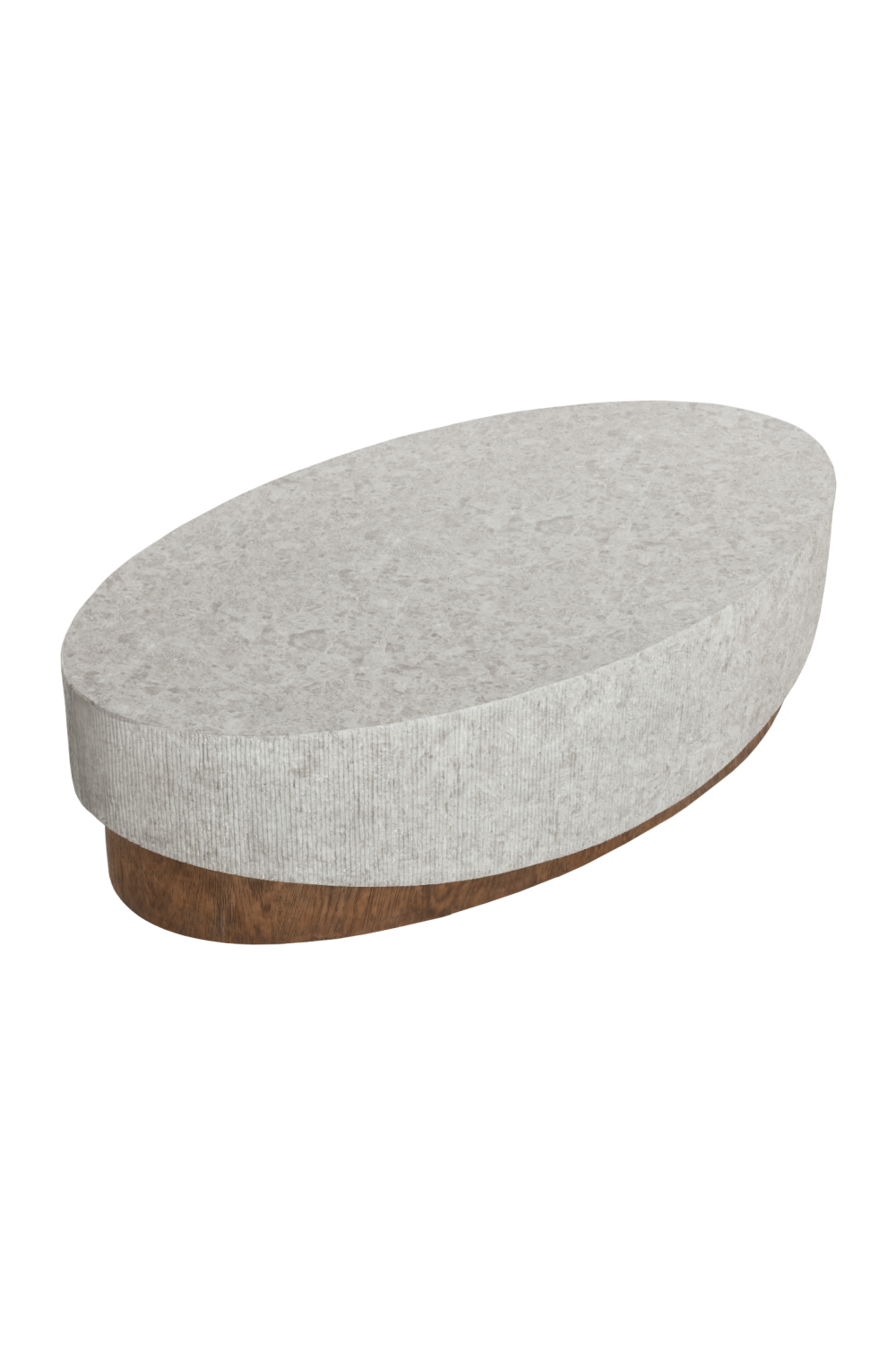 Gray Concrete Indoor/Outdoor Coffee Table by Splendido Leda, alternate view 6