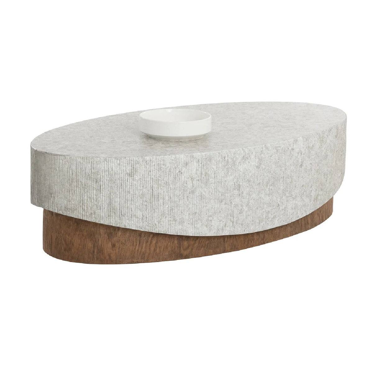 Gray Concrete Indoor/Outdoor Coffee Table by Splendido Leda, alternate view 4