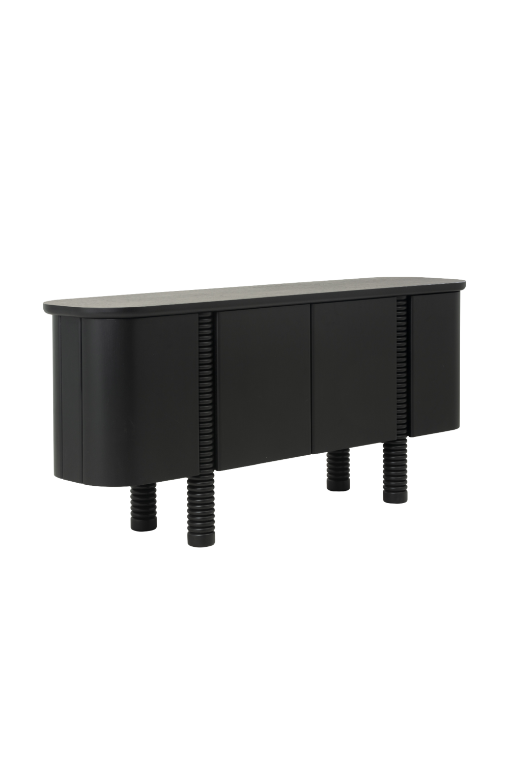 Black Oak 4-Door Sideboard by Splendido Magnus, alternate view 5