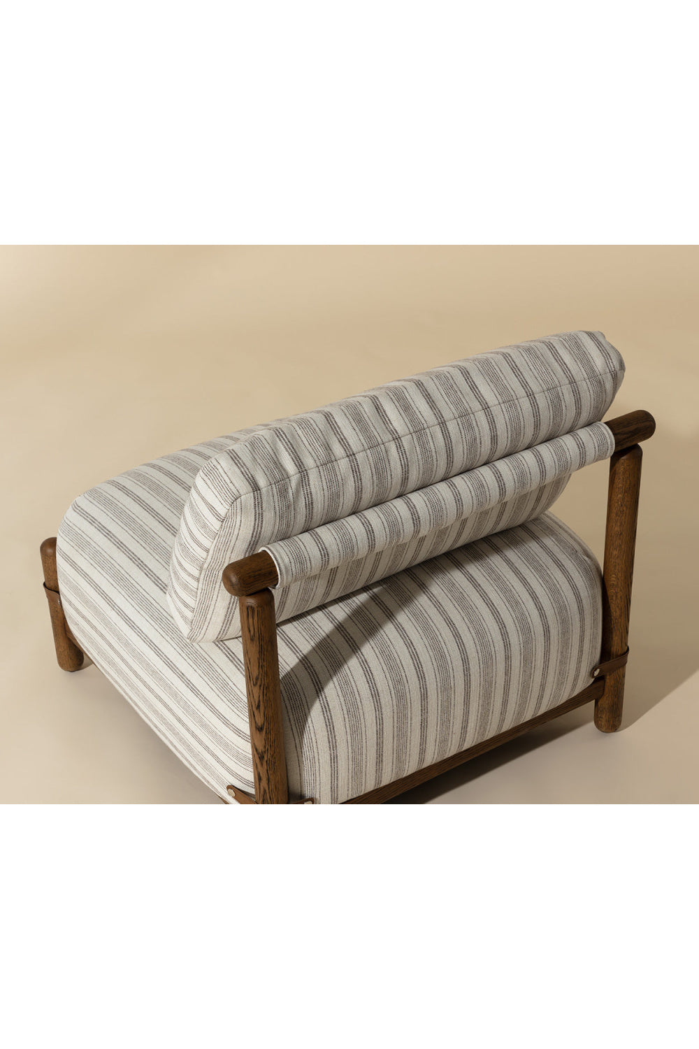 Stripe Pattern Lounge Chair by Splendido Holst Accent Chair, alternate view 9