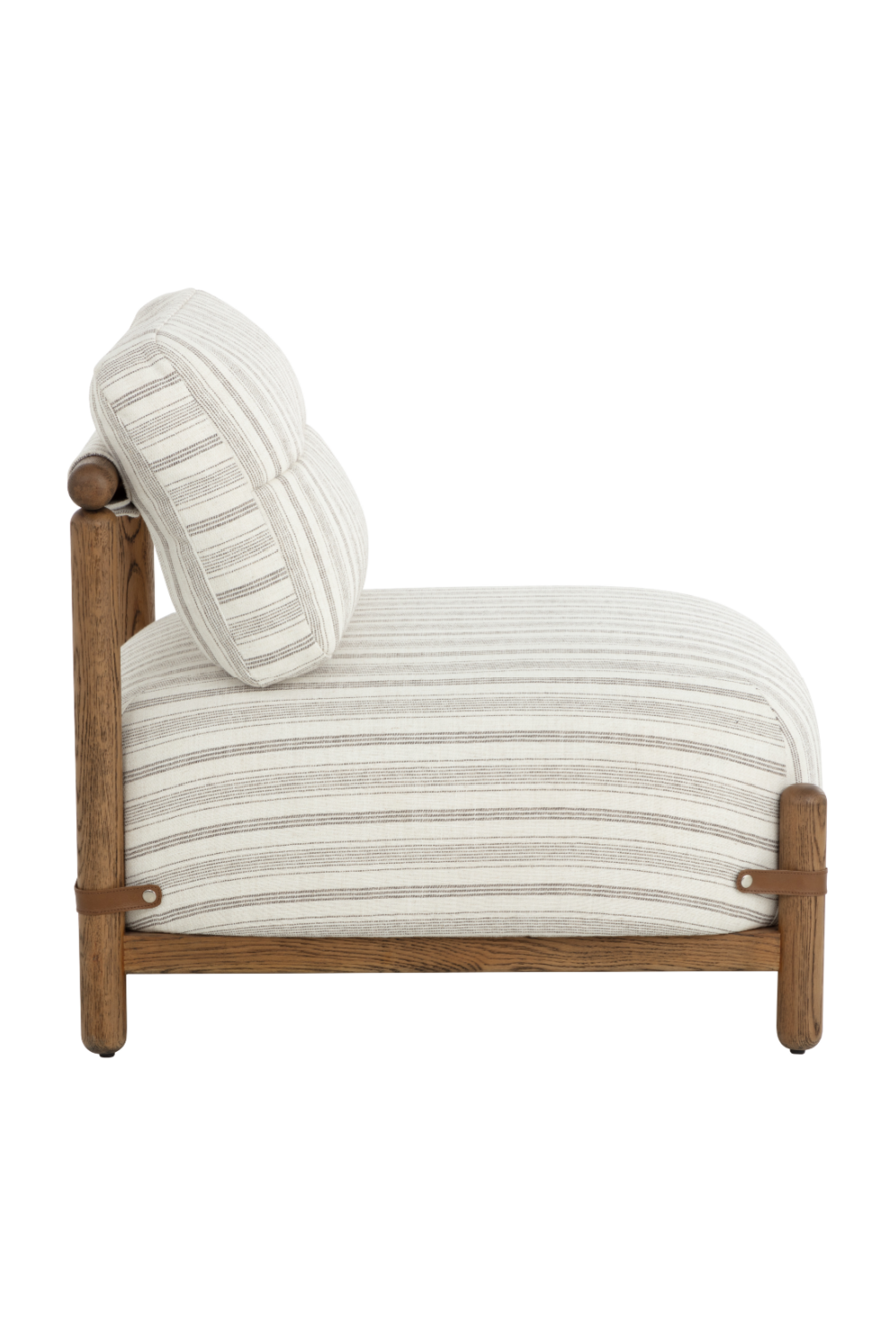 Stripe Pattern Lounge Chair by Splendido Holst Accent Chair, alternate view 4