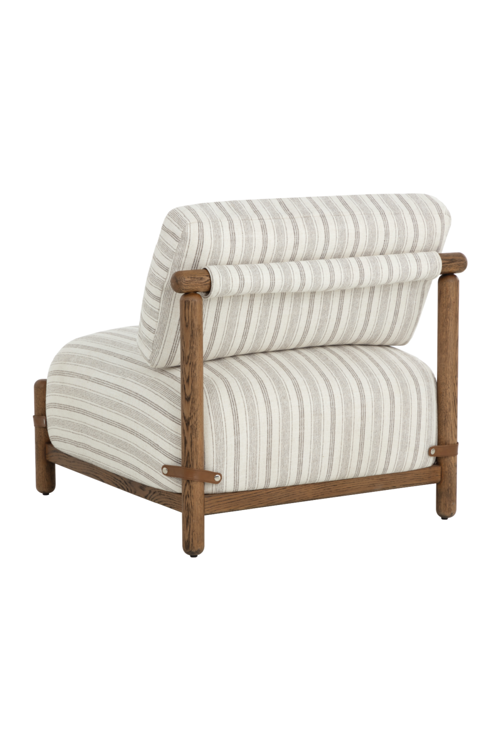 Stripe Pattern Lounge Chair by Splendido Holst Accent Chair, alternate view 5