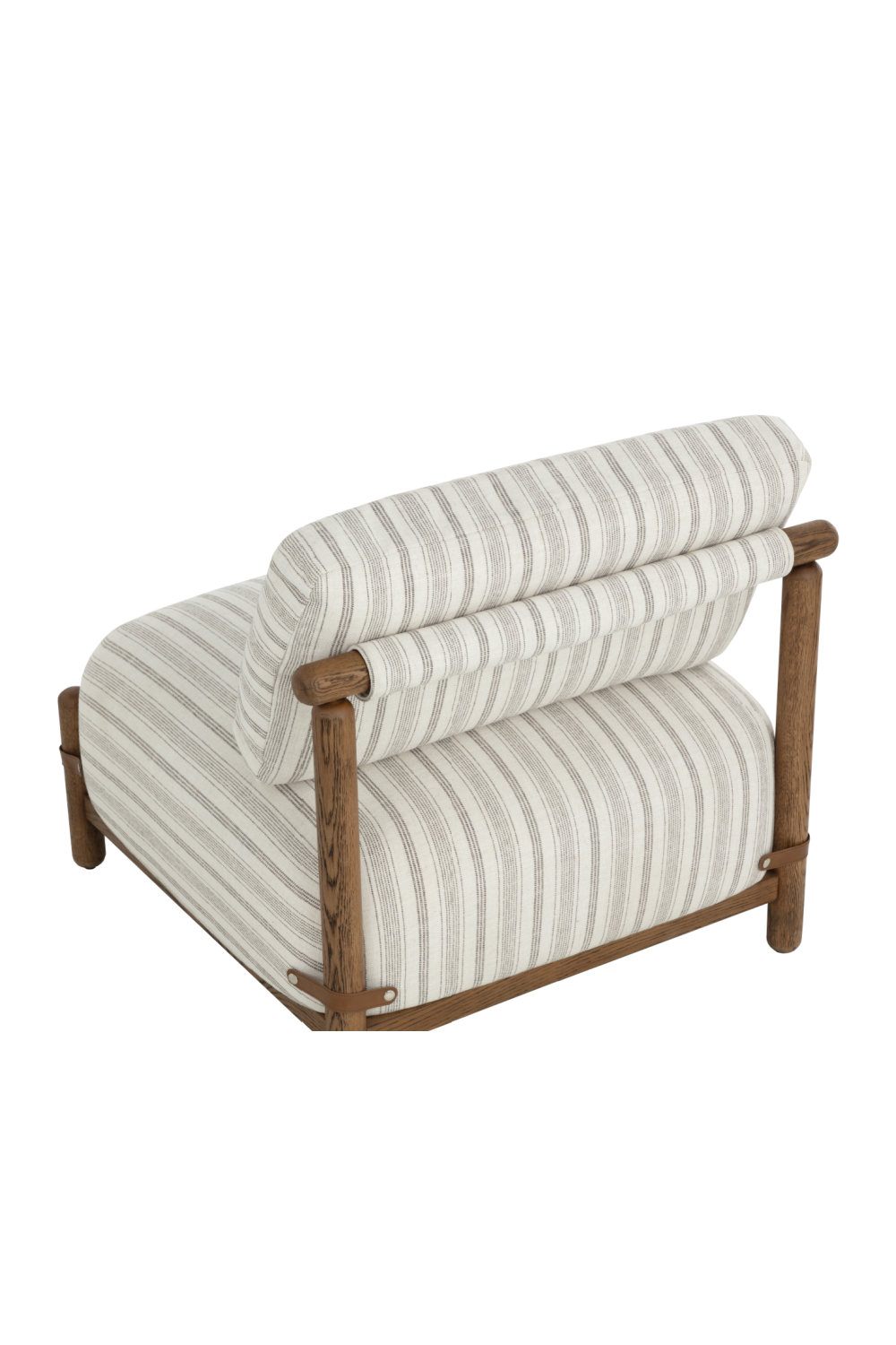 Stripe Pattern Lounge Chair by Splendido Holst Accent Chair, alternate view 6