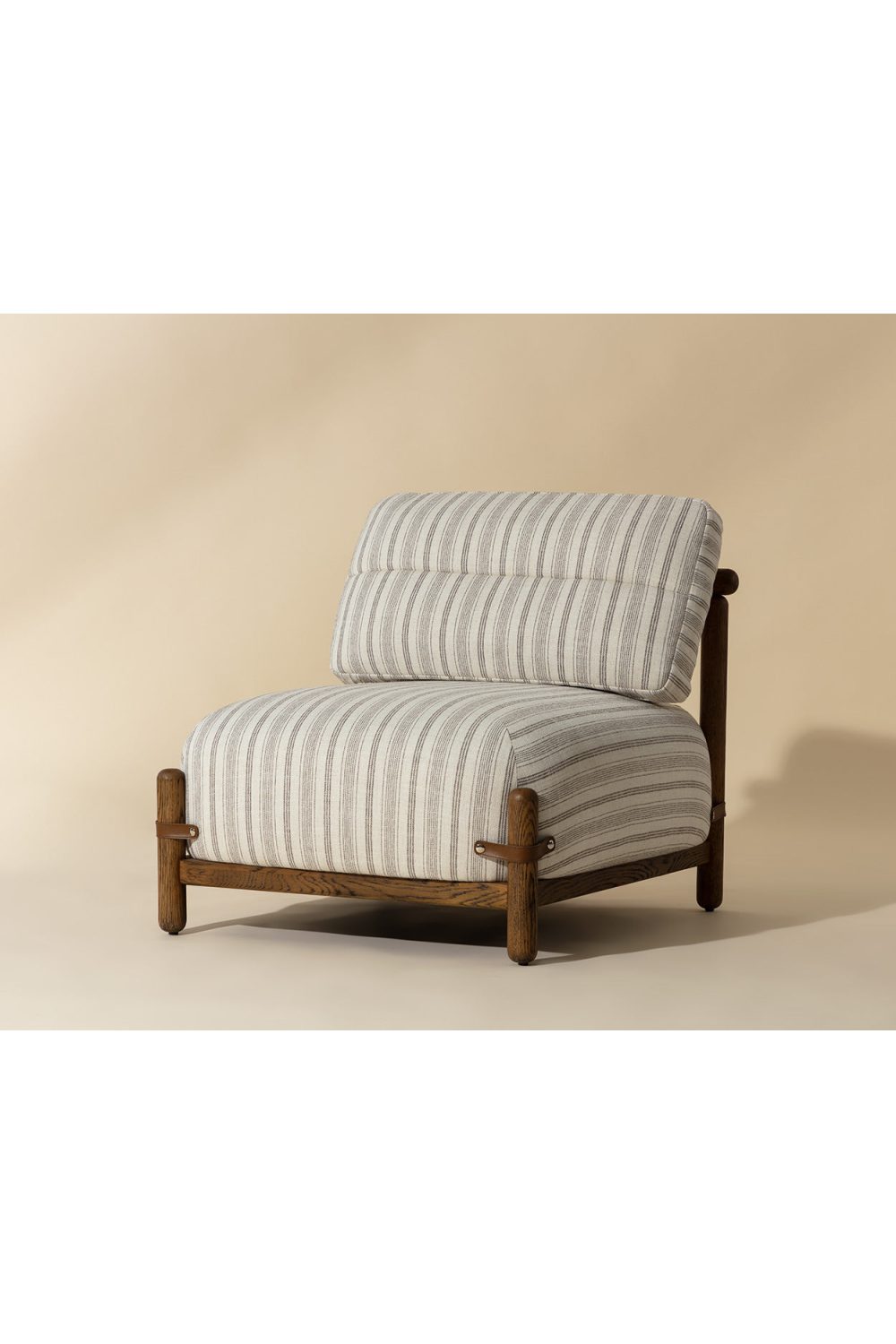 Stripe Pattern Lounge Chair by Splendido Holst Accent Chair, alternate view 8