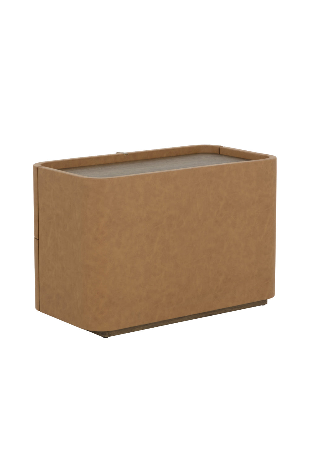 Leather-Look 2-Drawer Nightstand by Splendido Jamille, alternate view 49