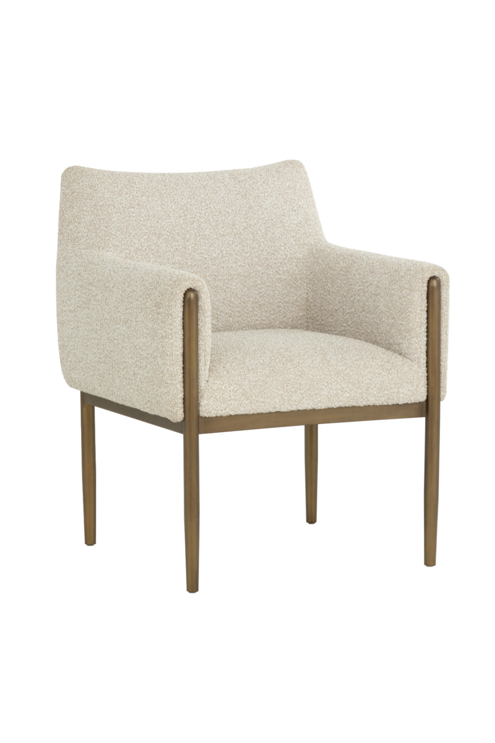 Bronze Legged Dining Armchair by Splendido Olea Dining Chair, alternate view 3