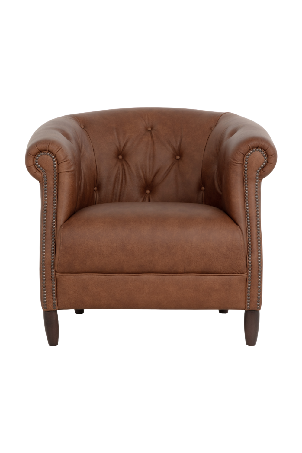 Leather Chesterfield Lounge Chair by Splendido Marjorie Accent Chair, alternate view 3
