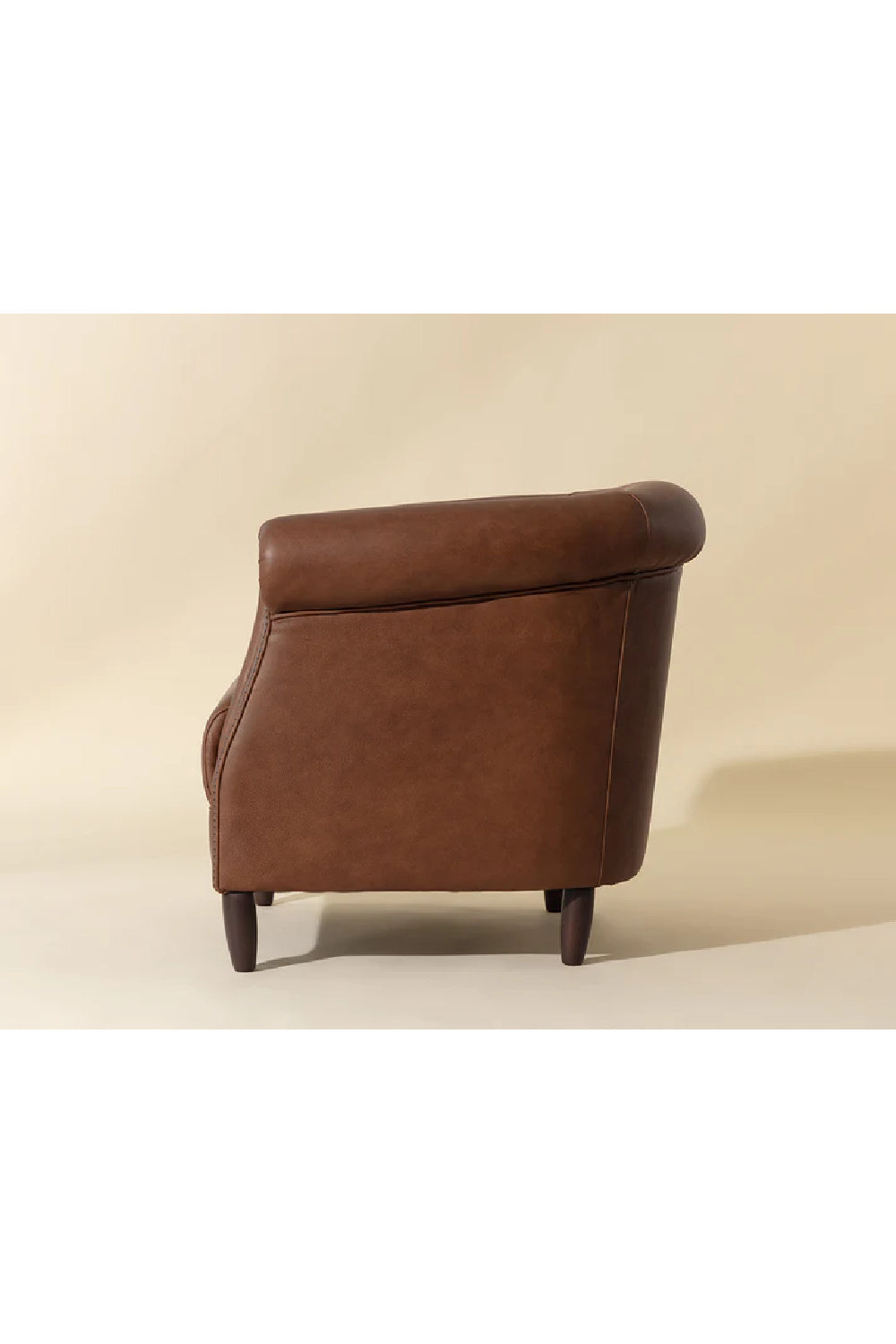Leather Chesterfield Lounge Chair by Splendido Marjorie Accent Chair, alternate view 10