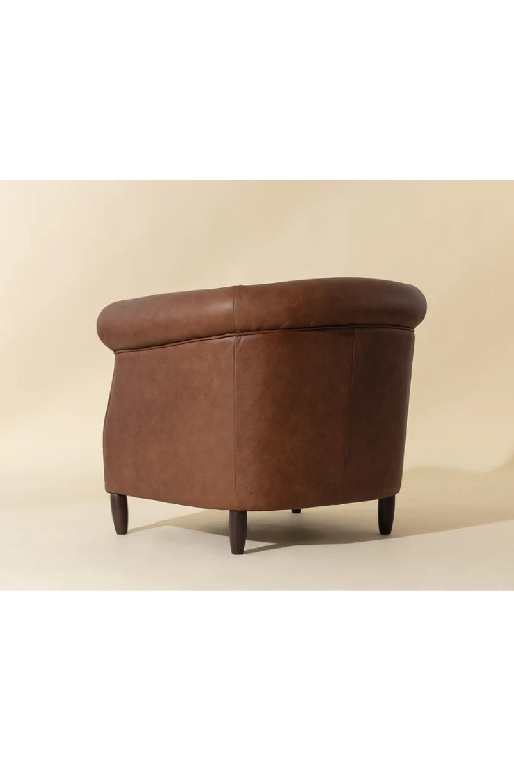 Modern European furniture - Leather Chesterfield Lounge Chair - www.oroa.com